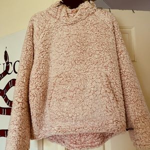 Pink Victoria Secret fluffy pullover sweater